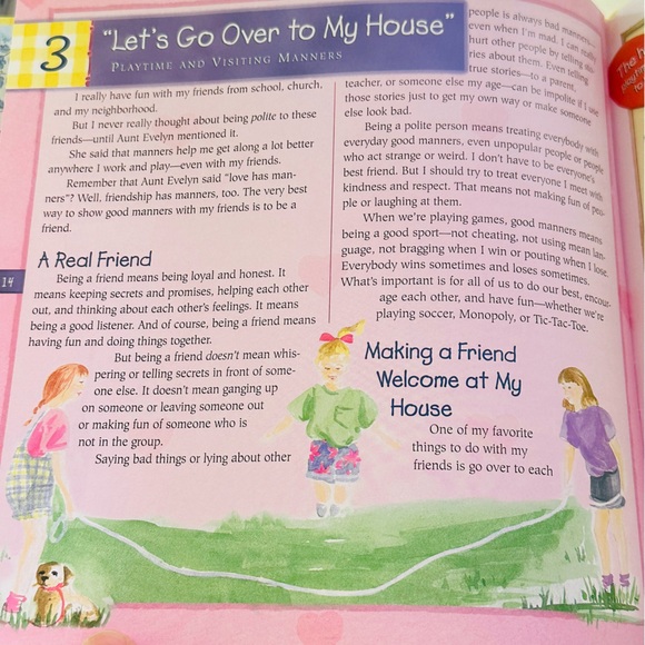 A Little Book of Manners Emilie Barnes Hardcover Picture Book - Picture 4 of 5